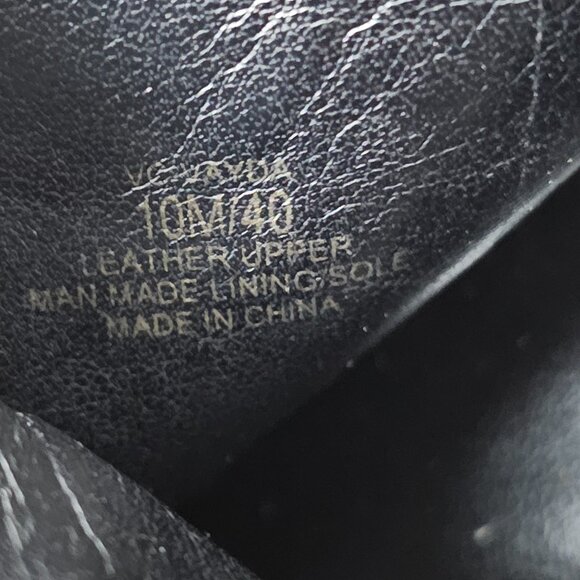 Vince Camuto Vayda Leather & Suede Buckle Black Bootie Heel Ankle Boot - Picture 10 of 13